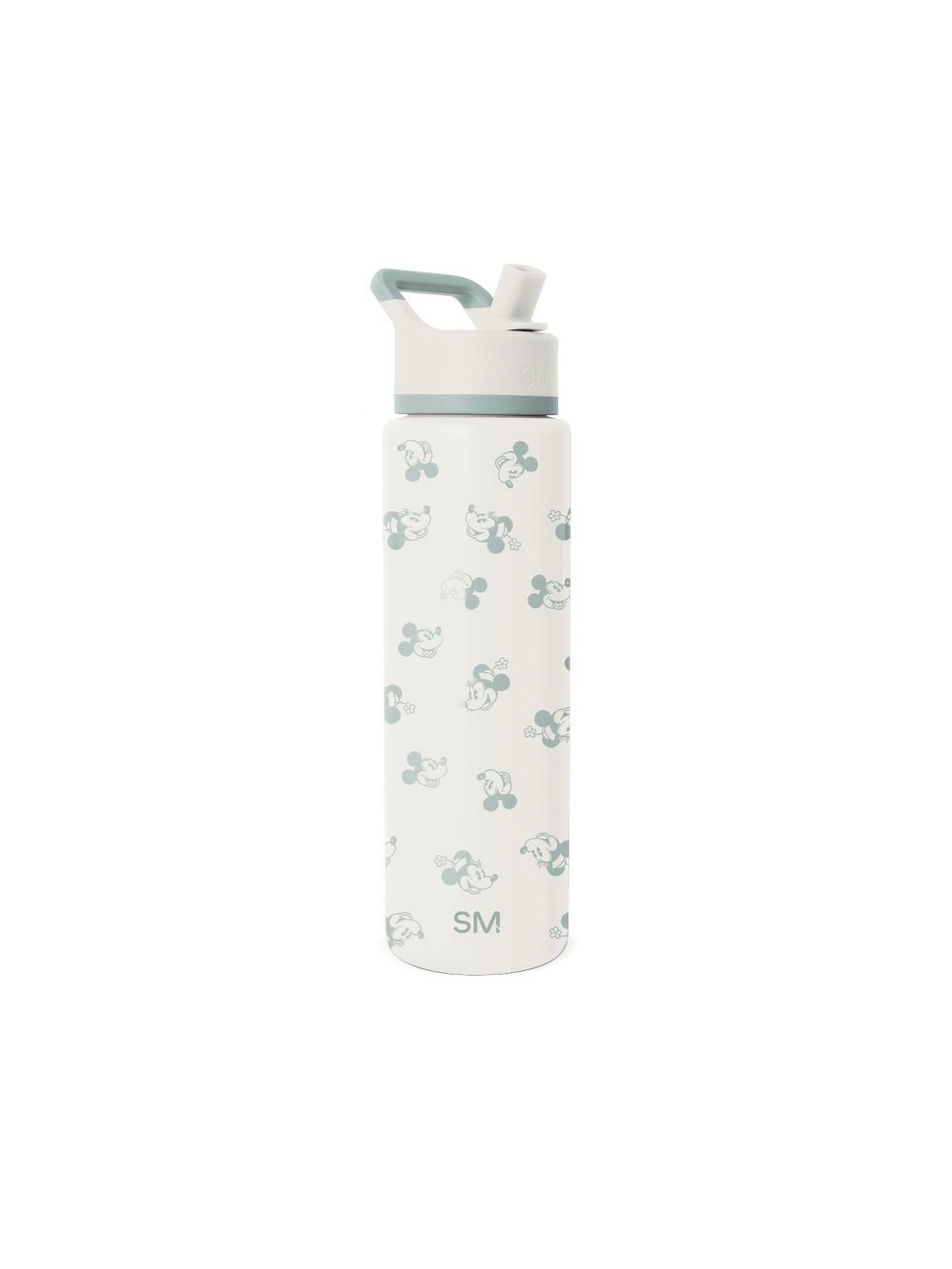 SM! White & Sage Stainless Drink Bottle with Character Motif
